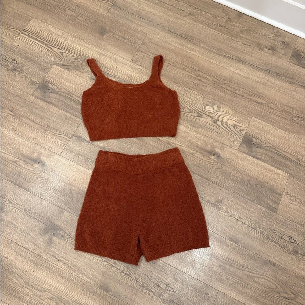 Stars Above Terracotta Knit Lounge Set